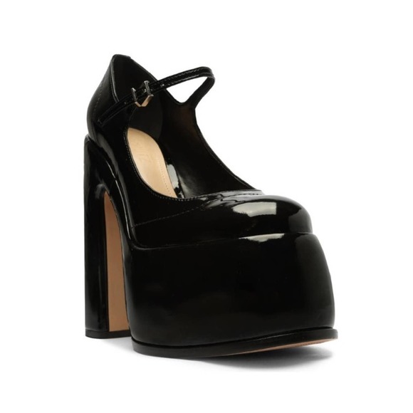 SCHUTZ Black Platform Heels - Picture 1 of 11